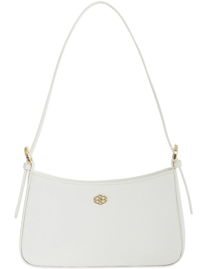 Poise Shoulder Bag in White Pebble image 1