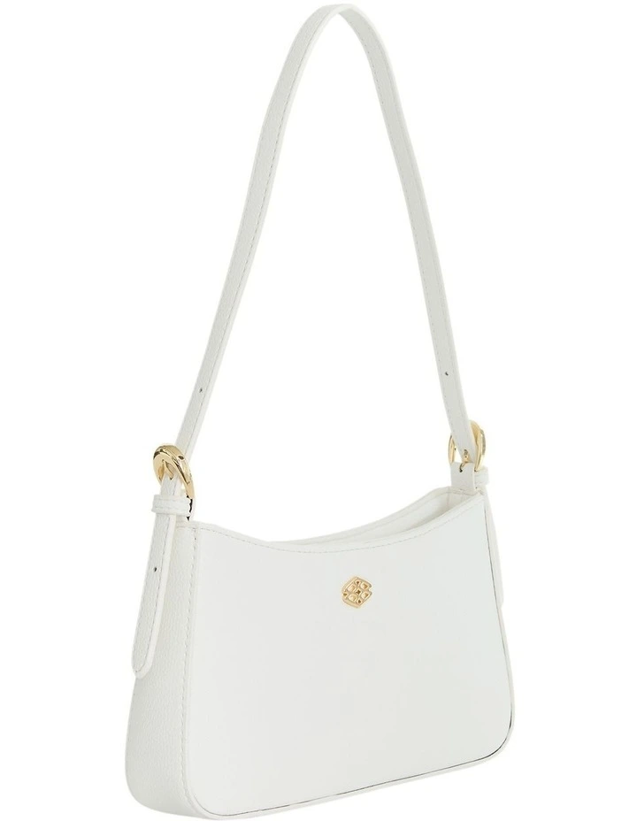 Poise Shoulder Bag in White Pebble image 2