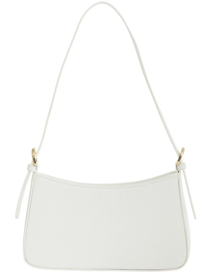 Poise Shoulder Bag in White Pebble image 3
