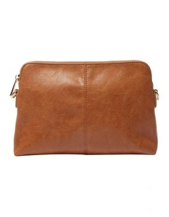 Asha Crossbody Bag in Tan Pebble