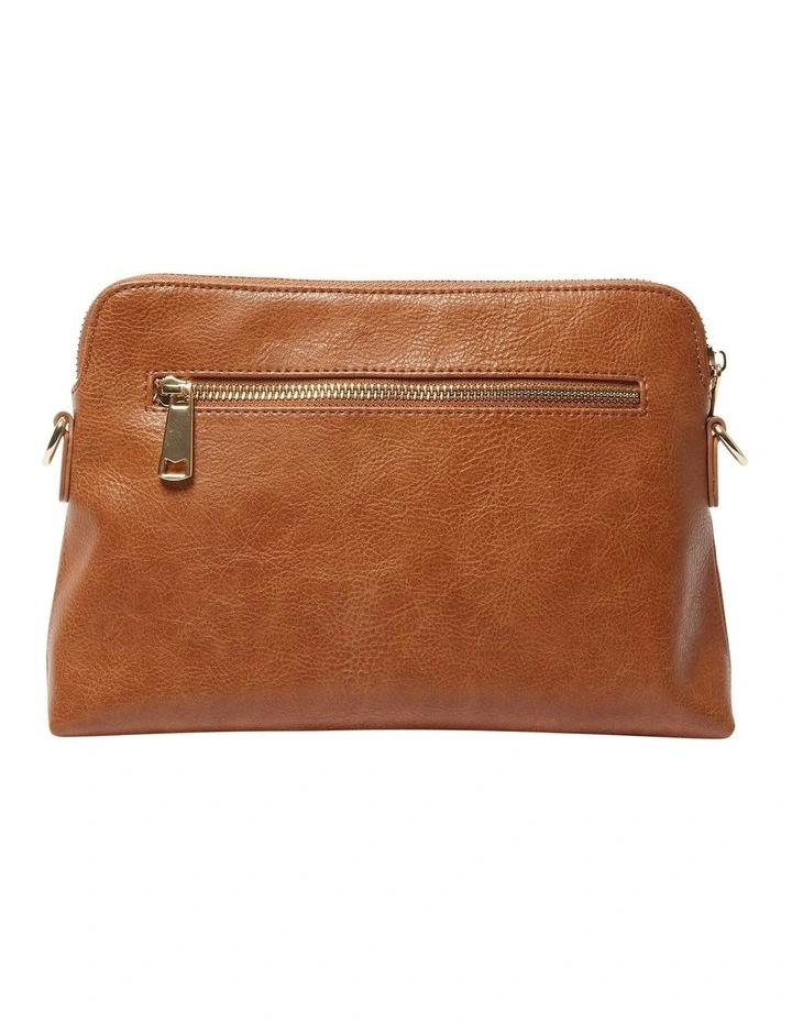 Asha Crossbody Bag in Tan Pebble image 3