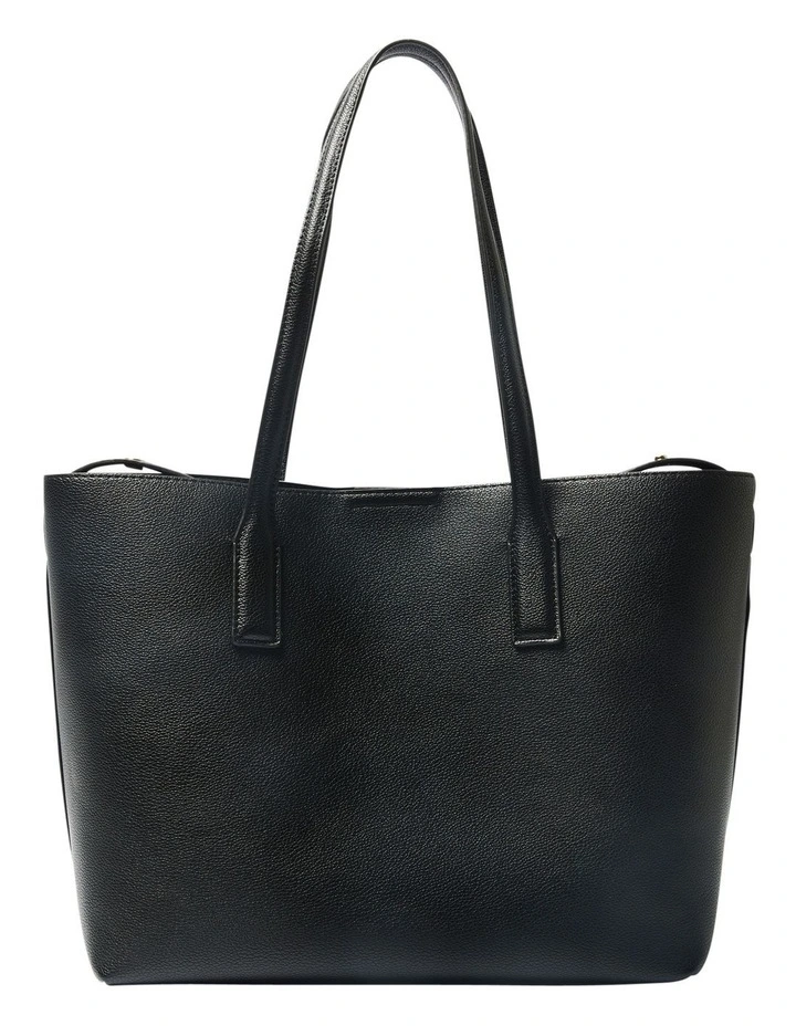 Joanna Tote Bag in Black Pebble image 1