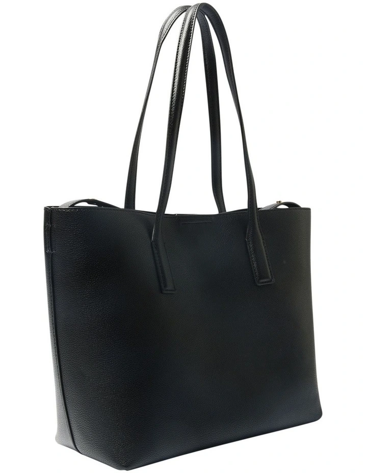 Joanna Tote Bag in Black Pebble image 3