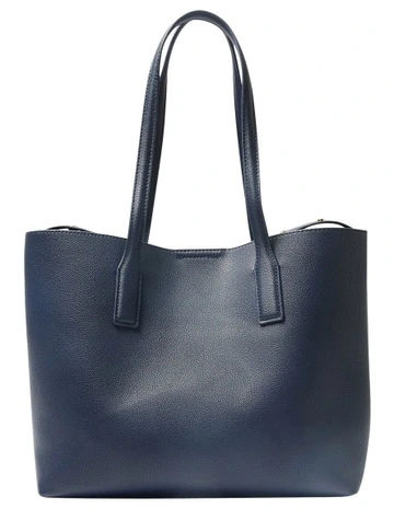 Joanna Tote Bag in Navy Pebble