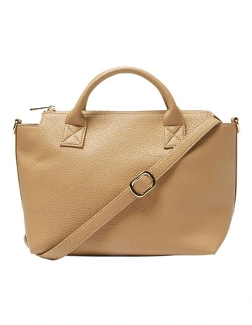 Baci Bag in Latte Pebble