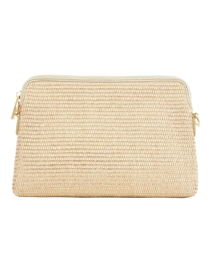 Asha Bag in Light Gold Raffia image 1