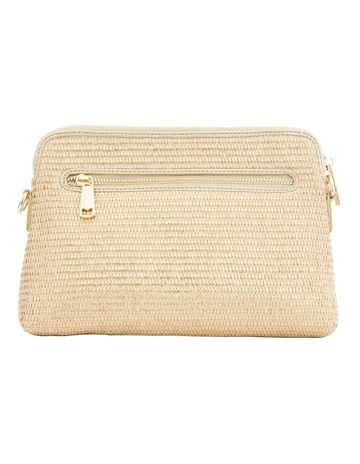 Asha Bag in Light Gold Raffia image 2
