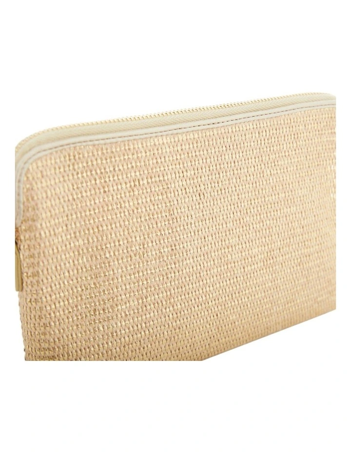 Asha Bag in Light Gold Raffia image 4