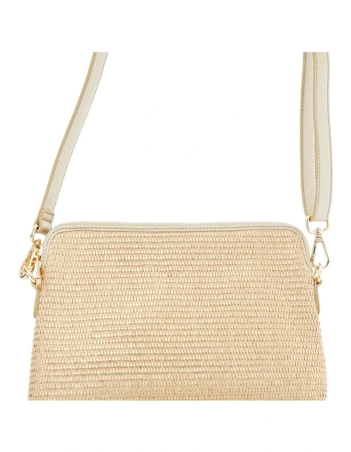 Asha Bag in Light Gold Raffia image 5