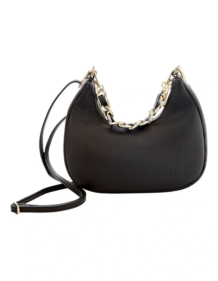 Coco Shoulder Bag in Black Pebble image 3