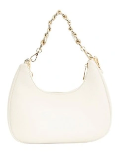 Coco Shoulder Bag in Chalk Pebble