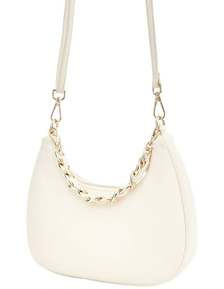 Coco Shoulder Bag in Chalk Pebble image 4