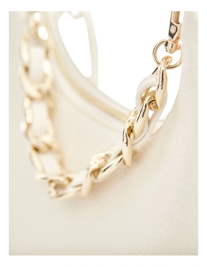 Coco Shoulder Bag in Chalk Pebble image 5