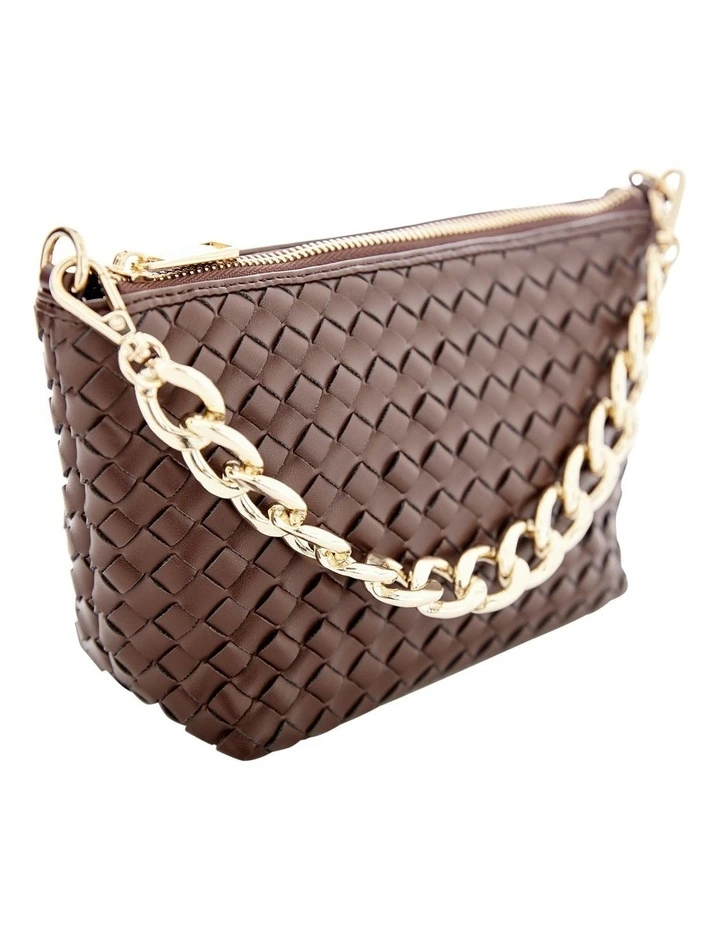 Cali Bag in Chocolate Weave image 1