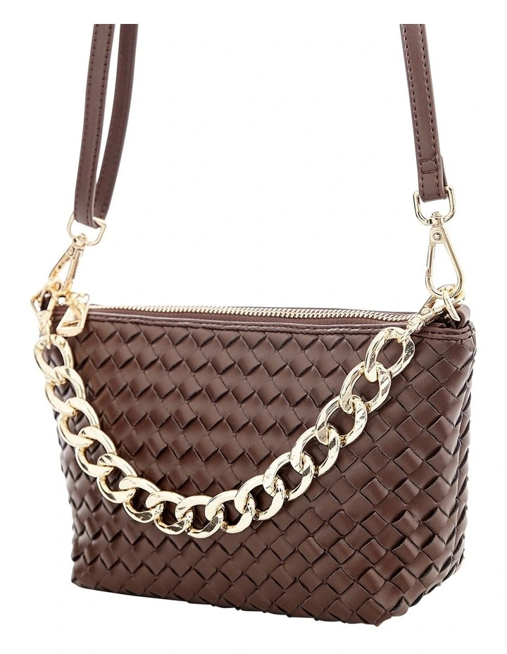 Cali Bag in Chocolate Weave image 5