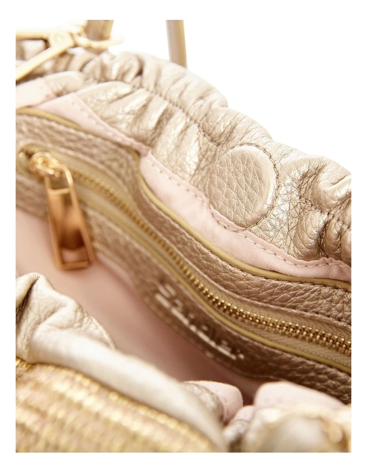 Clover Bag in Light Gold Raffia image 4