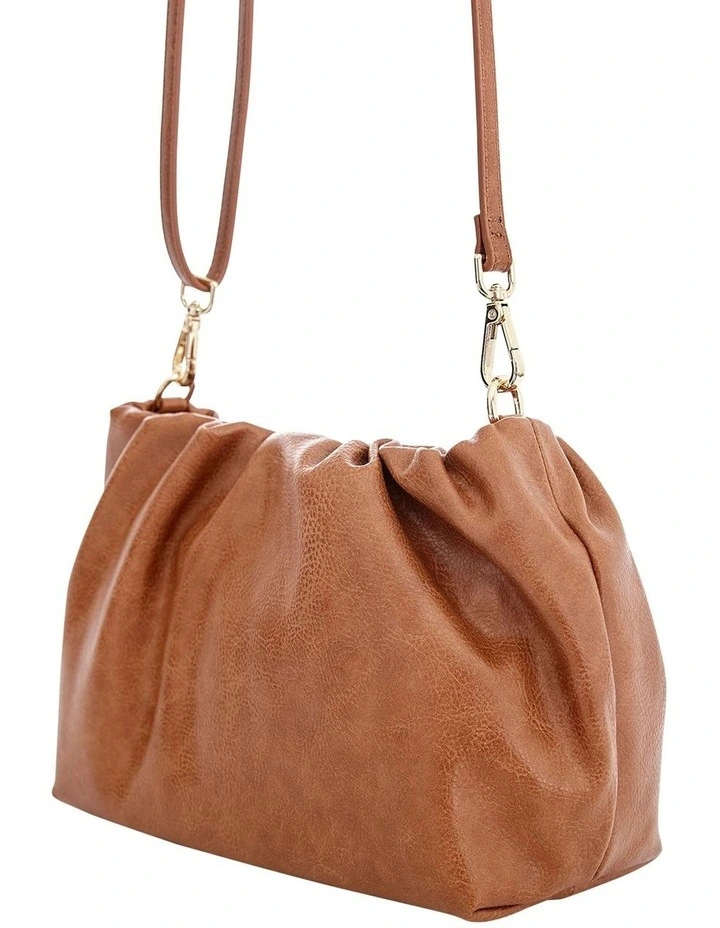 Clover Bag in Tan Pebble image 3
