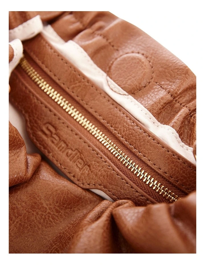 Clover Bag in Tan Pebble image 4