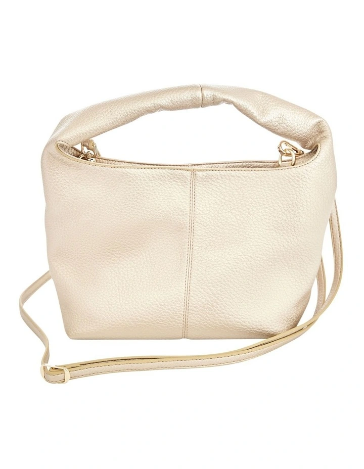 Cora Bag in Light Gold Pebble image 3
