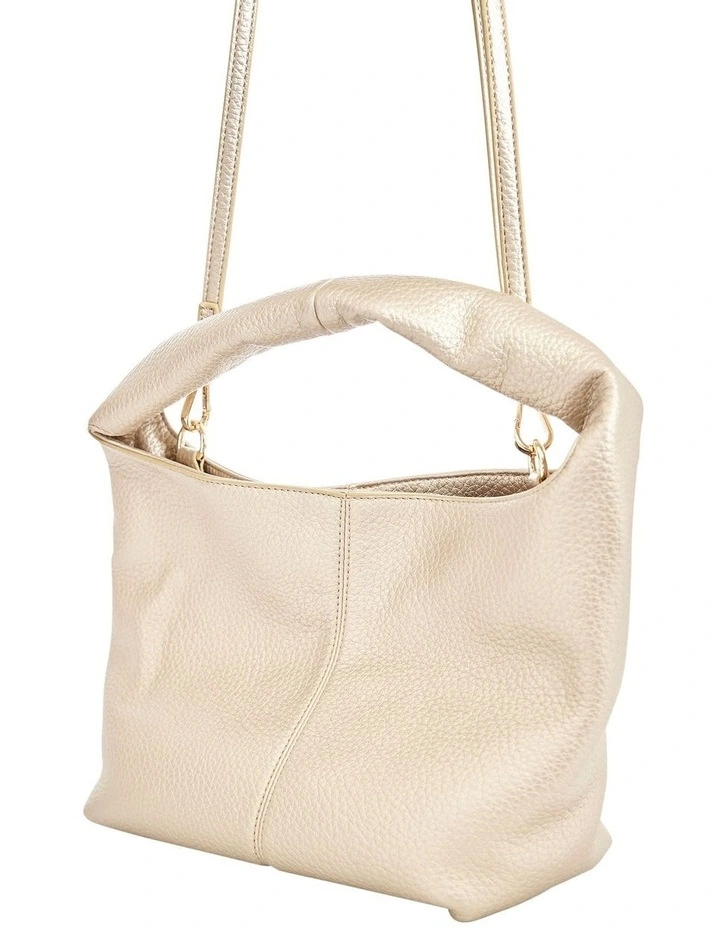 Cora Bag in Light Gold Pebble image 4