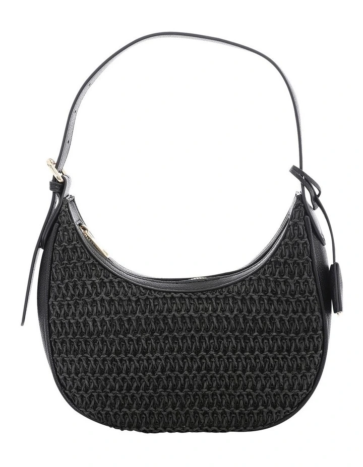 Monroe Bag in Black Raffia image 1