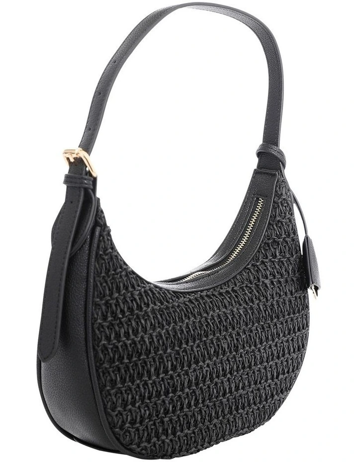 Monroe Bag in Black Raffia image 2