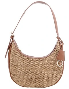 Monroe Bag in Tan Raffia