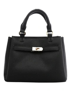 Mariah Bag in Black Pebble