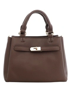Mariah Bag in Chocolate Pebble
