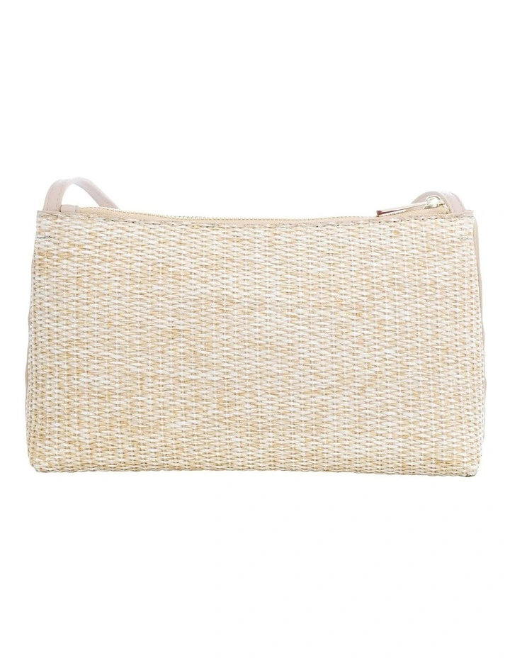 Ellie Shoulder Bag in Natural Raffia image 4