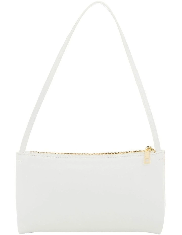 Ellie Shoulder Bag in White Crinkle image 1