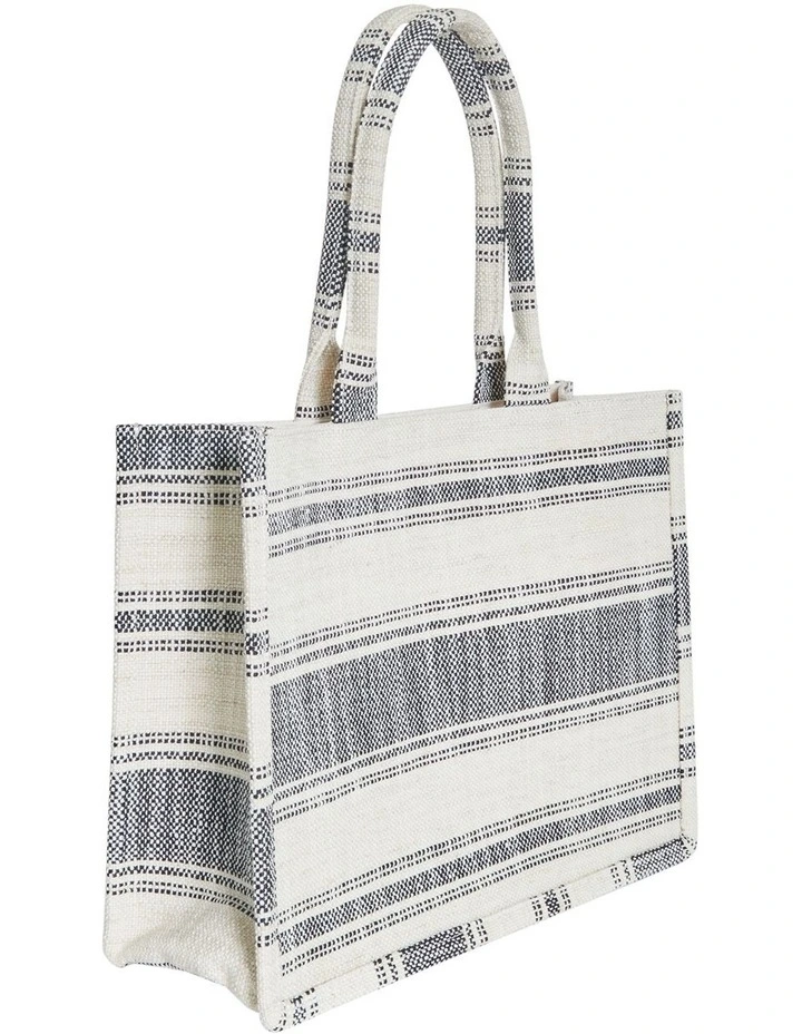 Vienna Shoulder Bag in Blue / Natural image 2