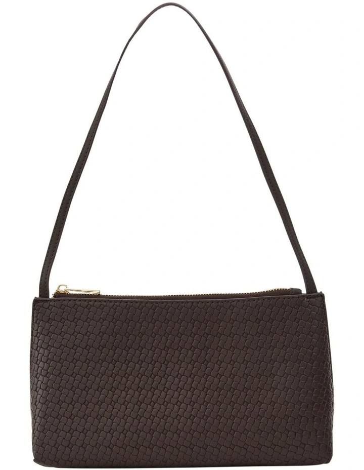 Ellie Shoulder Bag in Chocolate Weave image 1