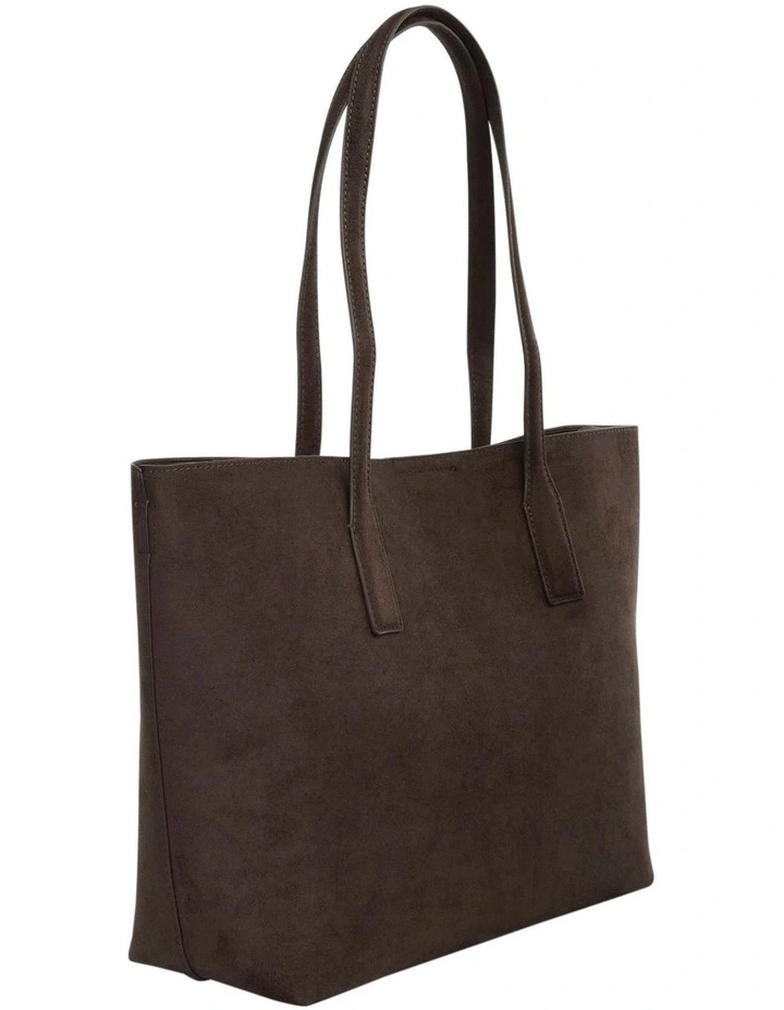 Joanna Tote Bag in Chocolate Micro image 2