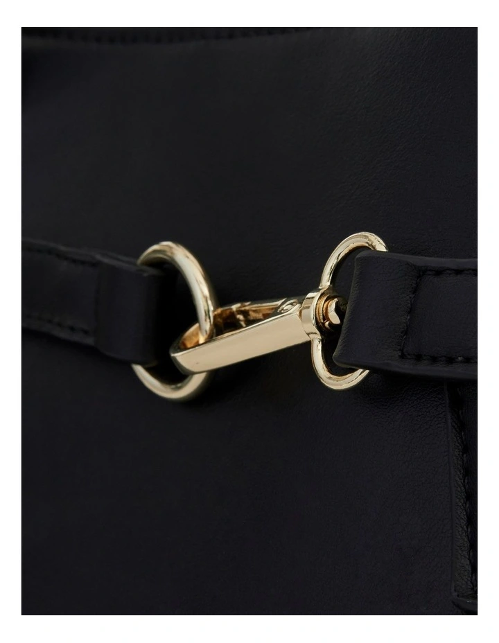 Edith Tote Bag in Black image 3