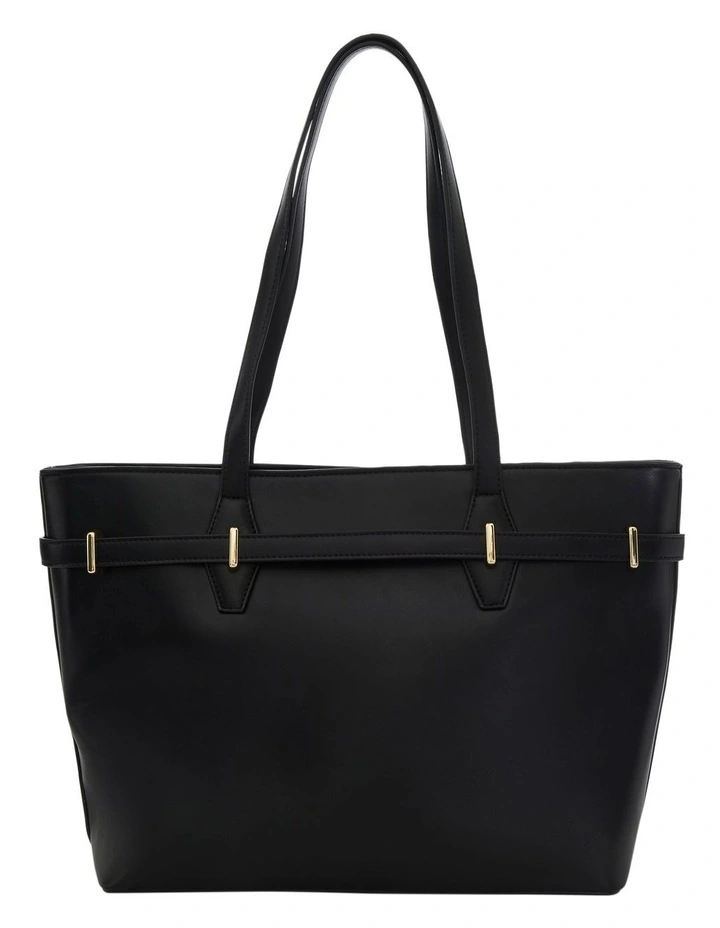 Edith Tote Bag in Black image 4
