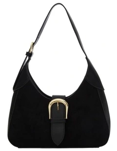 Egypt Shoulder Bag in Black Micro/Black
