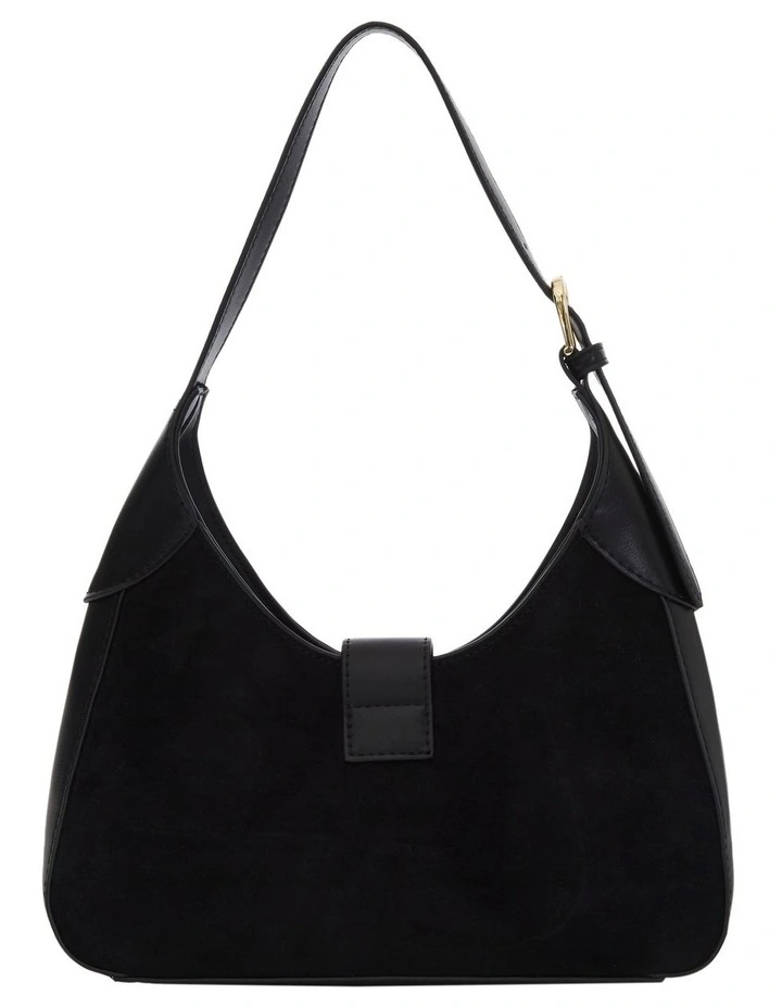 Egypt Shoulder Bag in Black Micro/Black image 4