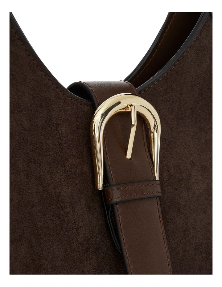 Egypt Shoulder Bag in Chocolate Micro/Chocolate image 3