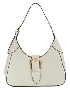 Egypt Shoulder Bag in Ivory Smooth