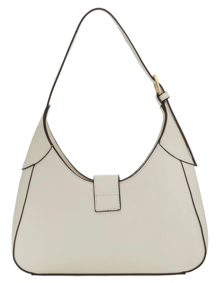 Egypt Shoulder Bag in Ivory Smooth image 4