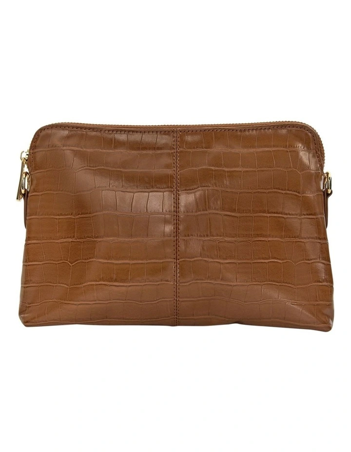 Asha Cross Body Bag in Tan Croc image 3