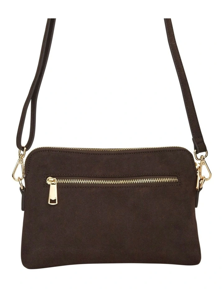 Asha Cross Body Bag in Chocolate Micro image 4