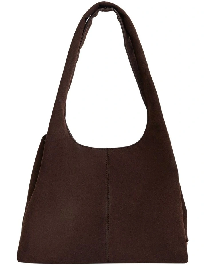 Diana Hobo Bag in Chocolate Micro image 1