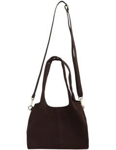 Diana Hobo Bag in Chocolate Micro
