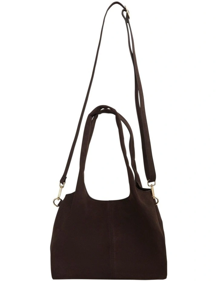Diana Hobo Bag in Chocolate Micro image 7