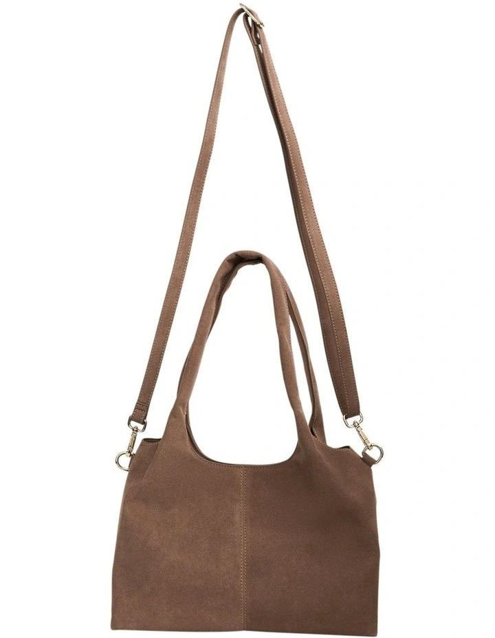 Diana Hobo Bag in Nude Micro image 6