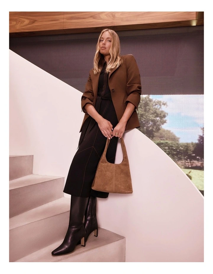 Diana Hobo Bag in Tan Micro image 2