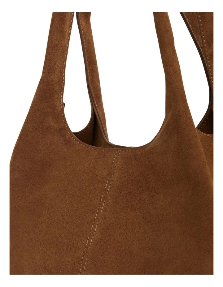 Diana Hobo Bag in Tan Micro image 3