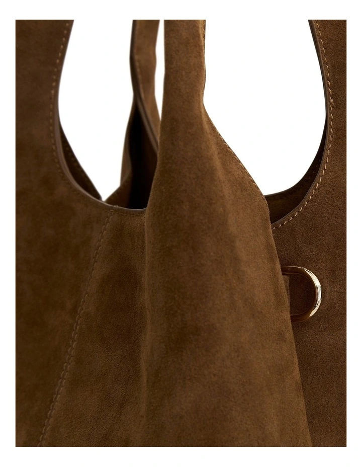 Diana Hobo Bag in Tan Micro image 4